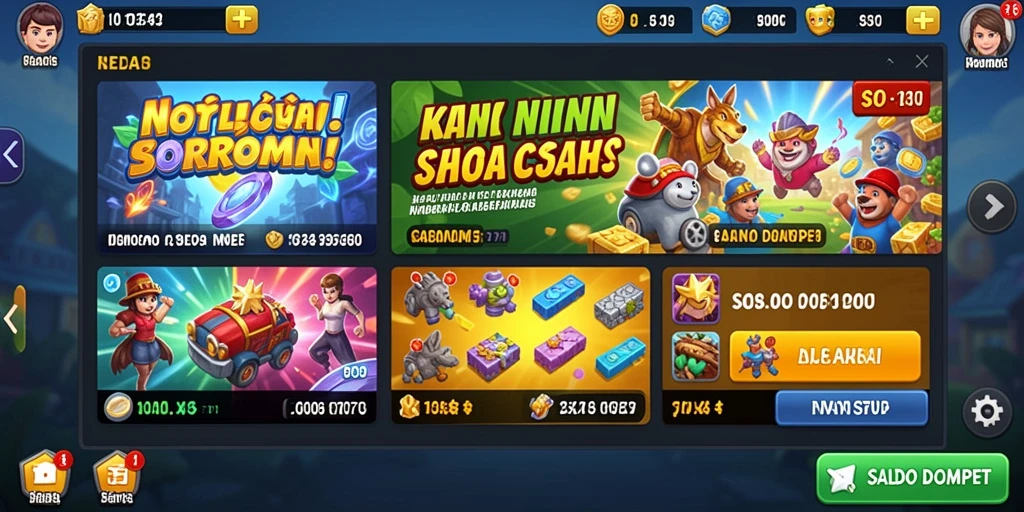 Tantangan harian yang seru dan memberi hadiah menarik.